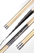 Super light carbon nest fishing rod in silver or gold, 8-15 metres, collapsed to 1110 mm