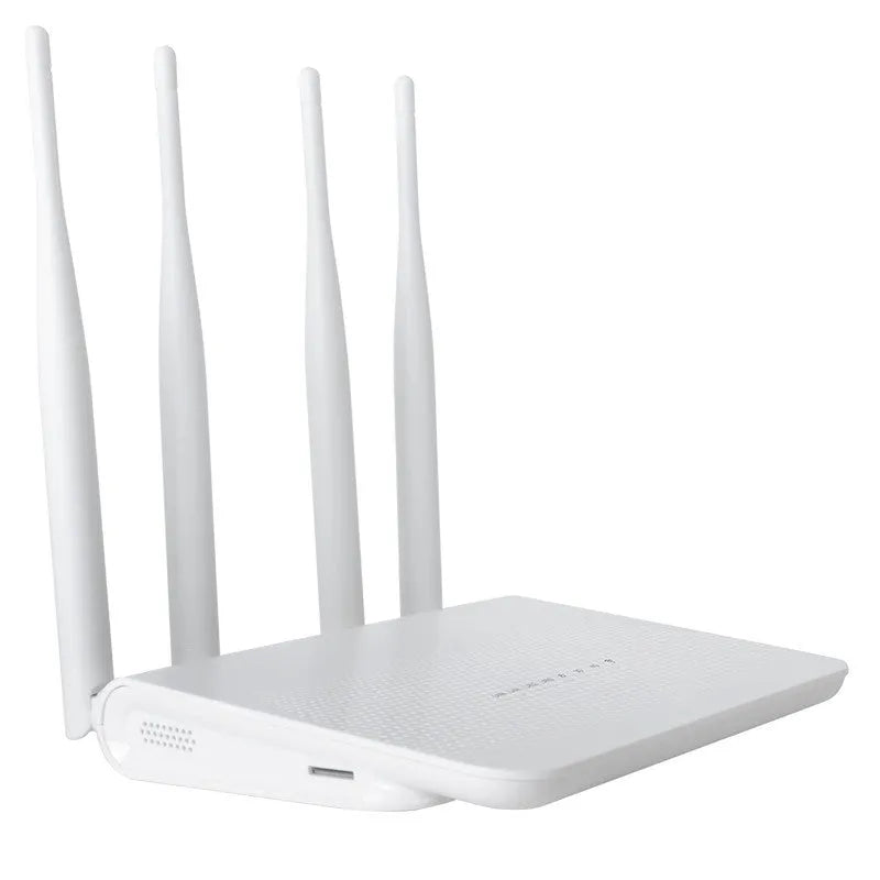 White CPE210 4G LTE wireless router with 300Mbps speed and EU power supply