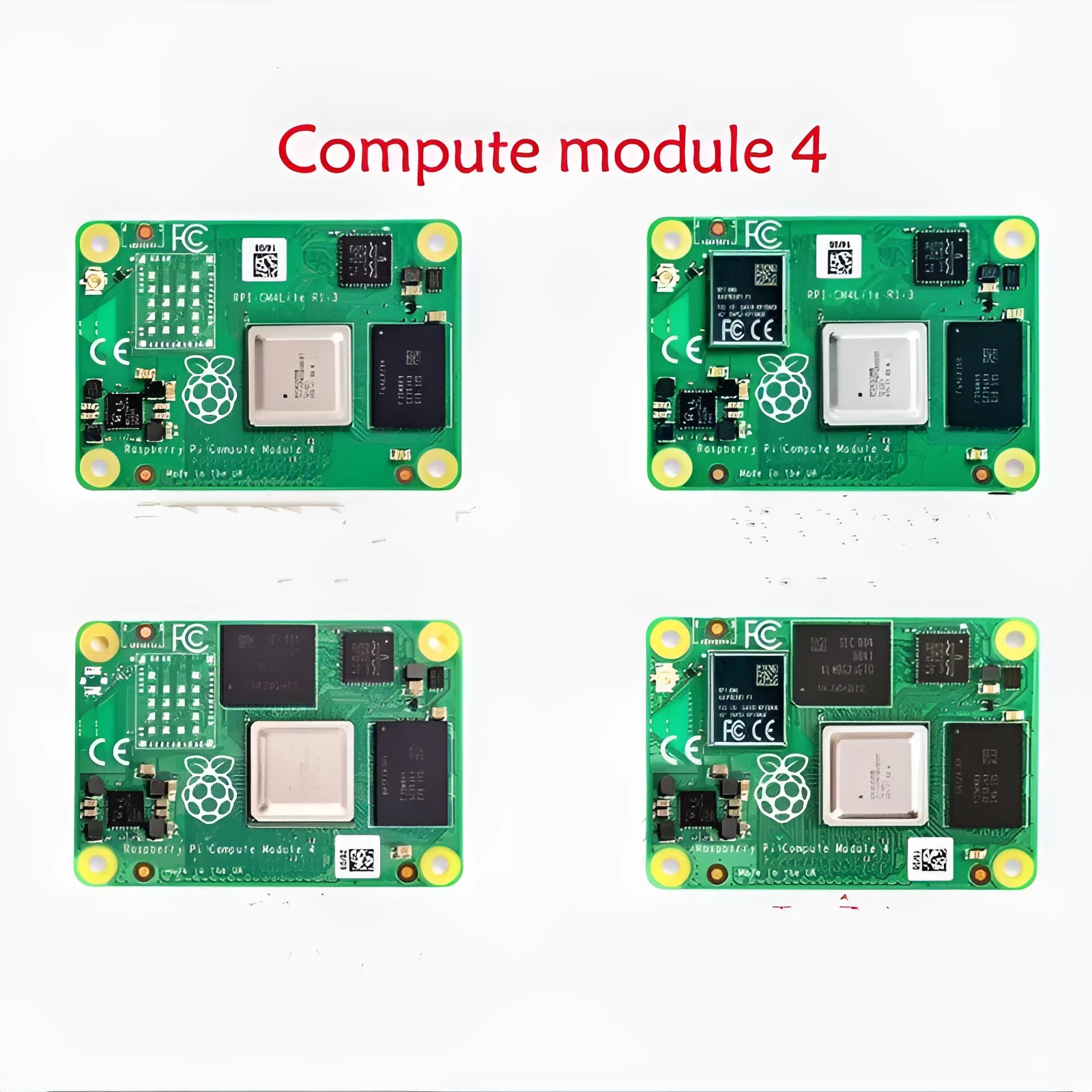 Raspberry Pi Compute Module 4 CM4 carrier board with BCM2711 processor and eMMC flash