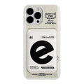 Creative magnetic biodegradable silicone phone case for iPhone 13, 14, 15 series with card pack option
