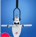 T30 single hole manual punching machine on a desk with paper stack inserted, adjustable edge guide visible