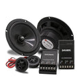 Black 6.5-inch car audio front door speaker with PP cone and metal basket, 120W max power