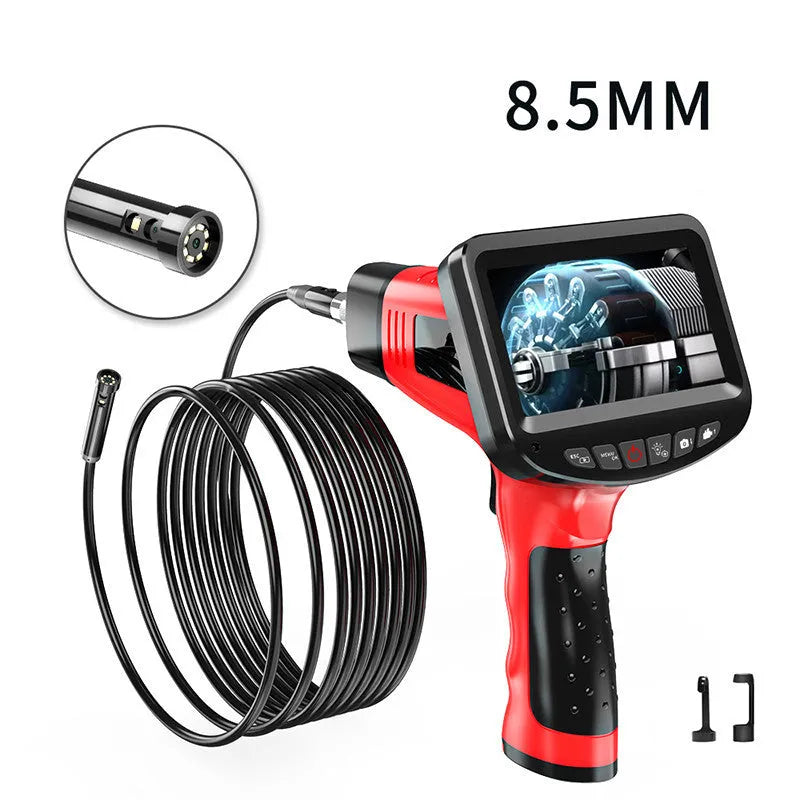 8.5mm dual-lens endoscope HD camera for inspection with memory card