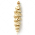 Golden synthetic hair weft wig in 18in, 20in and 22in length options