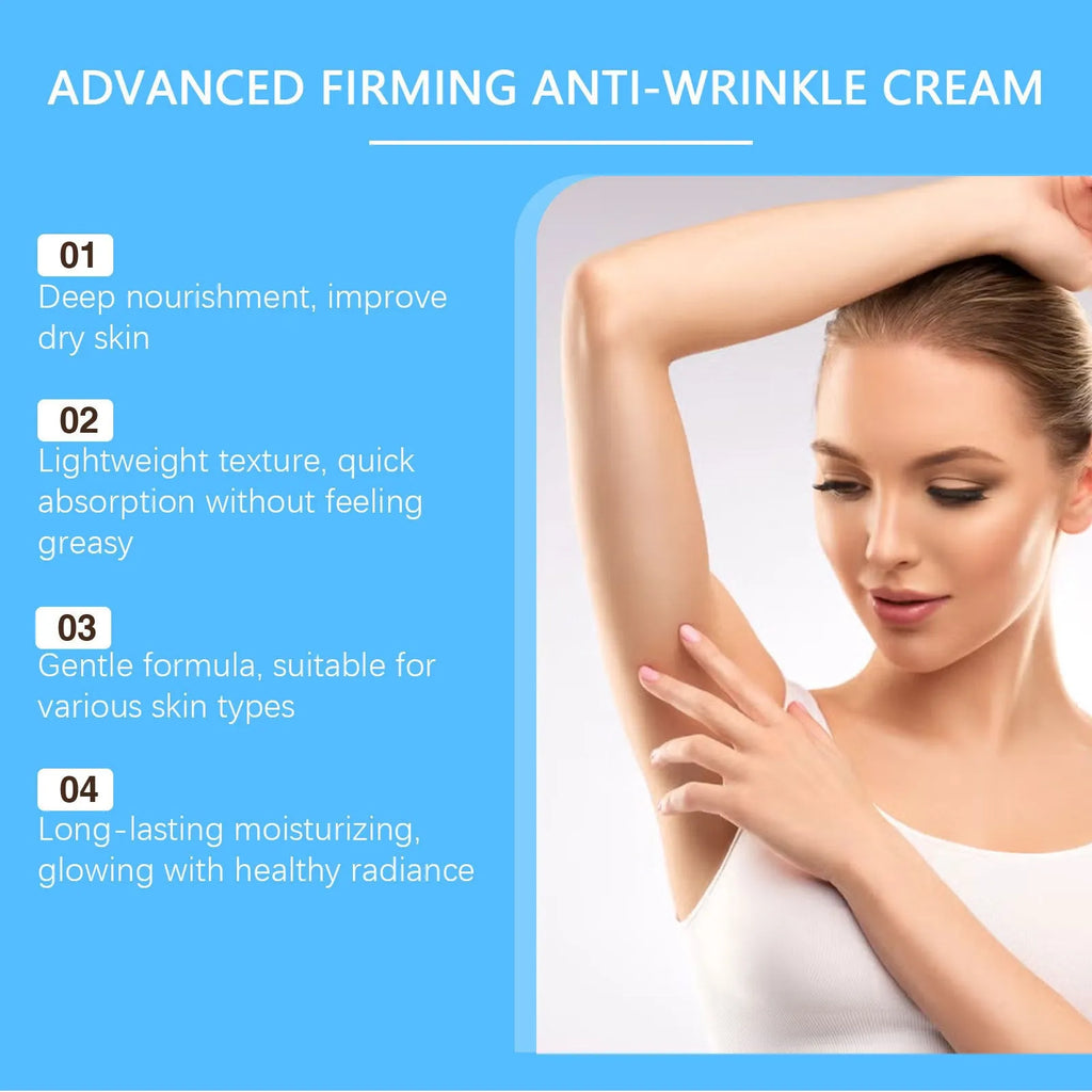 100g tube of gentle body moisturising cream with glycerin and hyaluronic acid
