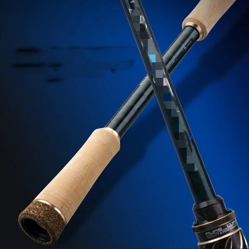 High carbon general purpose fishing rod with hard tonality, multiple style options for freshwater and saltwater angling
