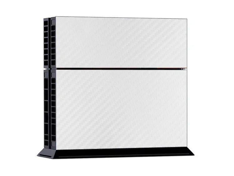 PS4 carbon fiber console sticker with ventilation grooves in black colour option