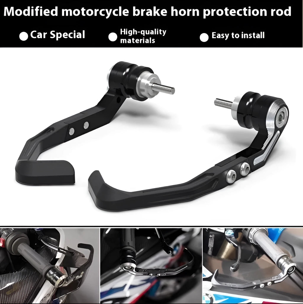 CNC anti-slide retrofitting pads for CBR650 brake horn guard bar bow protection in black and grey