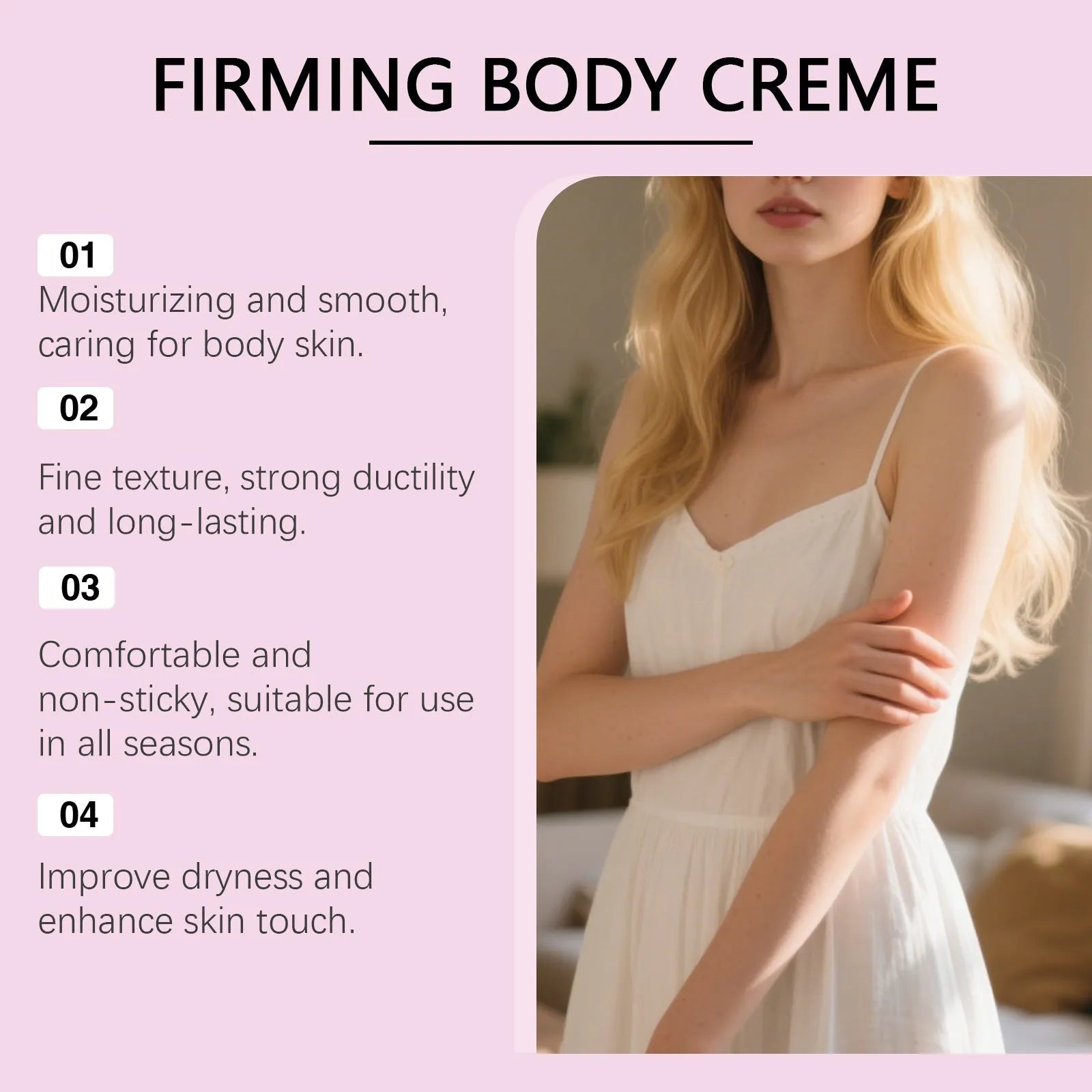 Compact 100g moisturising body lotion tube with coconut, rose, and vanilla flavours