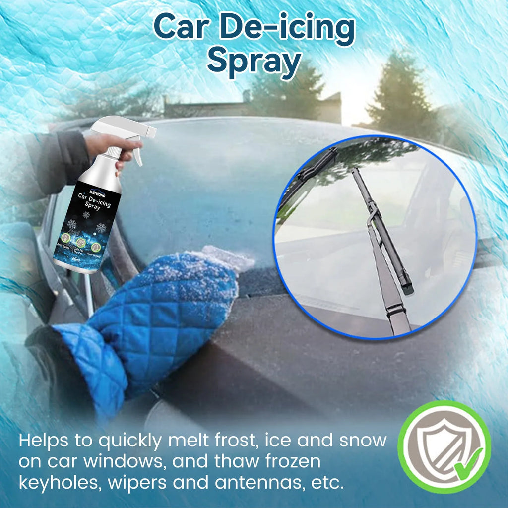 60ml car window deicing spray bottle for windscreen ice removal