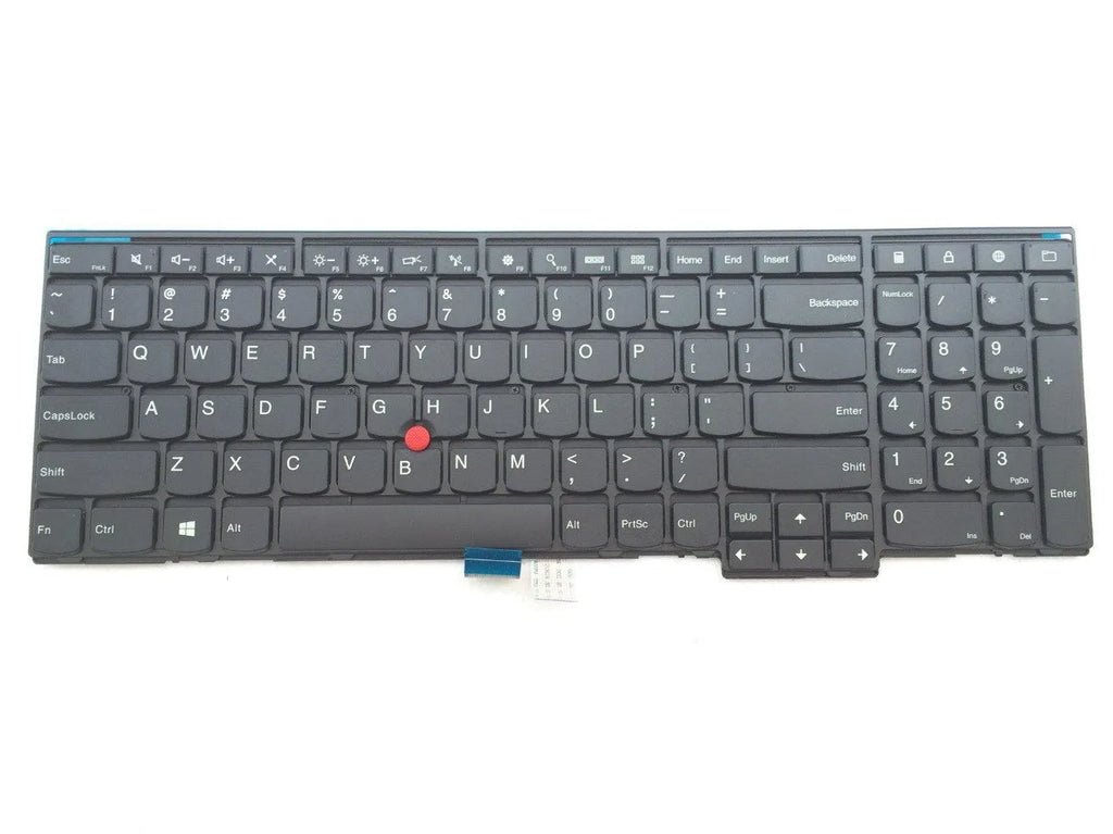 Black USB keyboard replacement for Lenovo ThinkPad E531, W541, T550, W550s laptops