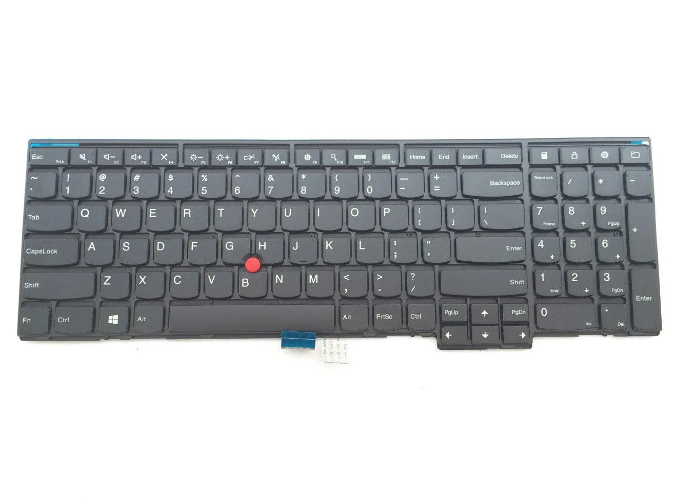 Black USB keyboard replacement for Lenovo ThinkPad E531, W541, T550, W550s laptops