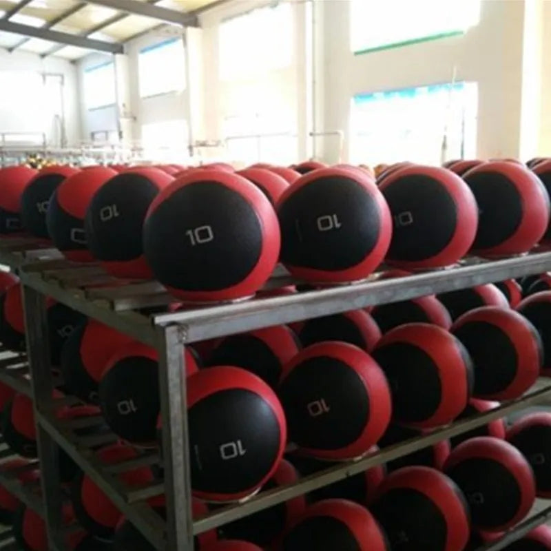 1kg rubber exercise ball for gym training in 190mm and 230mm sizes