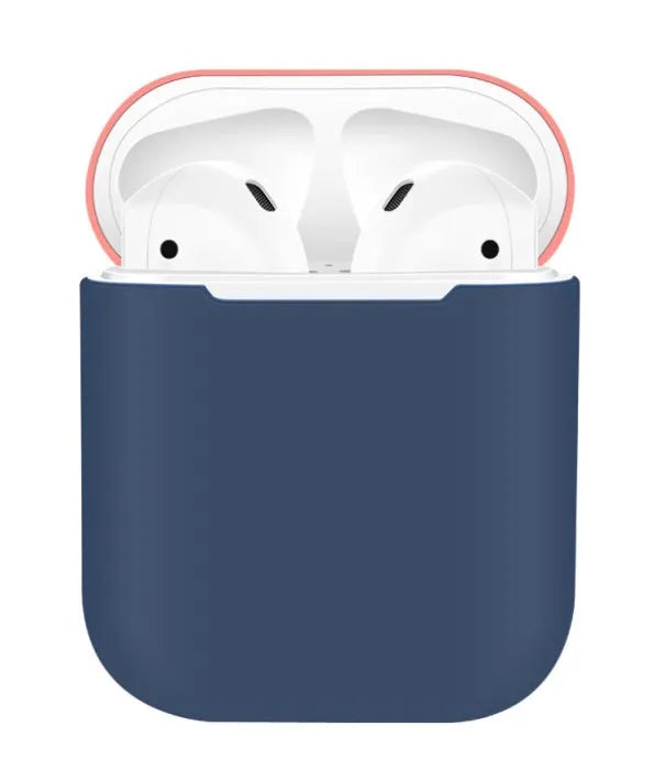 Silicone protective cover for Apple AirPods charging case in various colour options