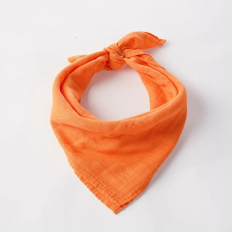 Cotton blend bamboo fibre gauze saliva towel baby bib waterproof anti-dirty neutral unisex style MB01