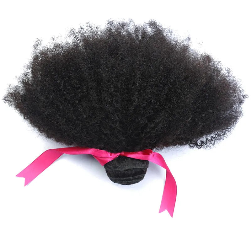 African small wig short human hair natural style neat slant bang