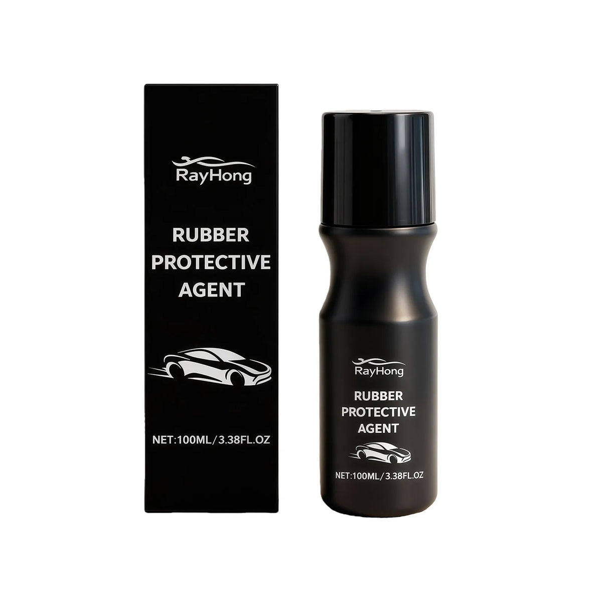 100ml automobile rubber lubricant bottle with water-based PEG-12 Dimethicone Crosspolymer and Polyethylene Wax Emulsion formula