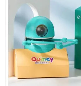 Painting robot for kindergarten children students with suction cup base and learning cards