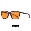 Cross-border Wild 2309 orange anti-blue light UV glasses full rim frame CR39 lenses street style