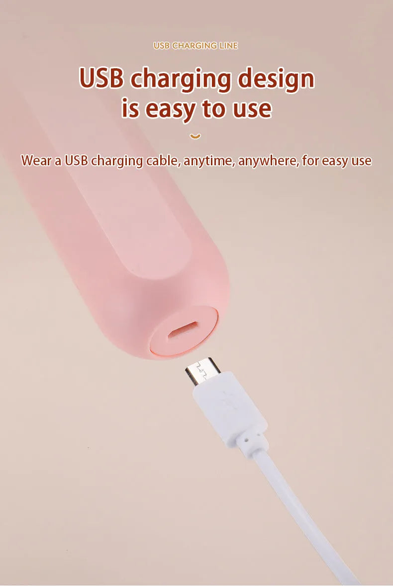 Hand-held electric whisk in Black for household baking with small straight handle wireless design