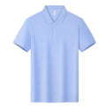 Short sleeve polo shirt with lapel collar in cotton fabric available in multiple colours and sizes