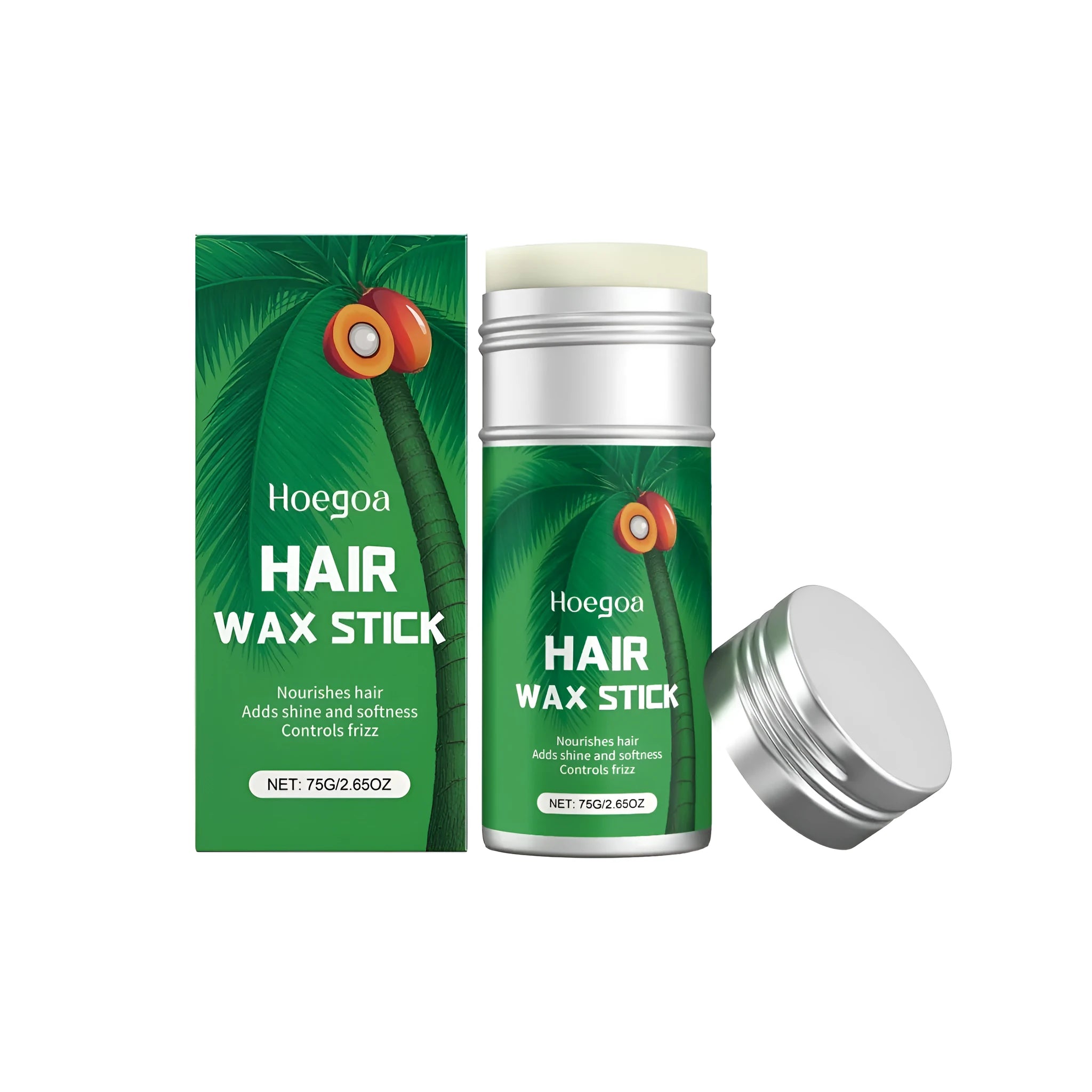 75g solid hair wax stick styling product with beeswax and shea butter
