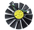 EVERFLOW T129215SM 95mm square GPU cooling replacement fan with 4-pin connector