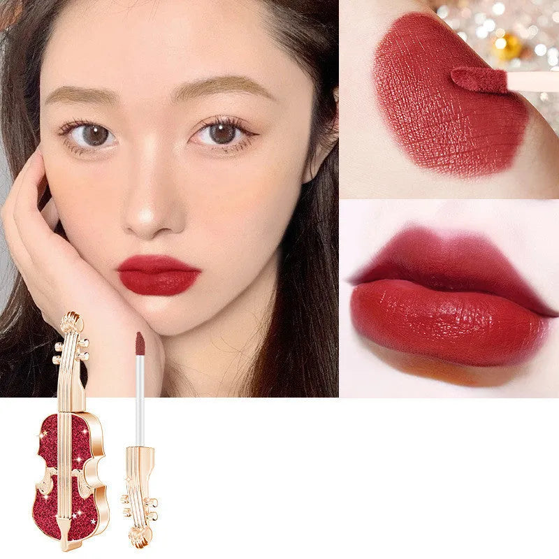 Violin Soft Mist Velvet Air Lip Glaze in five shades with soft matte finish