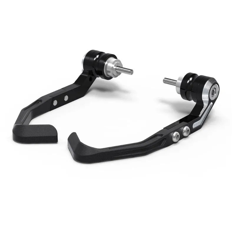 CNC anti-slide retrofitting pads for CBR650 brake horn guard bar bow protection in black and grey