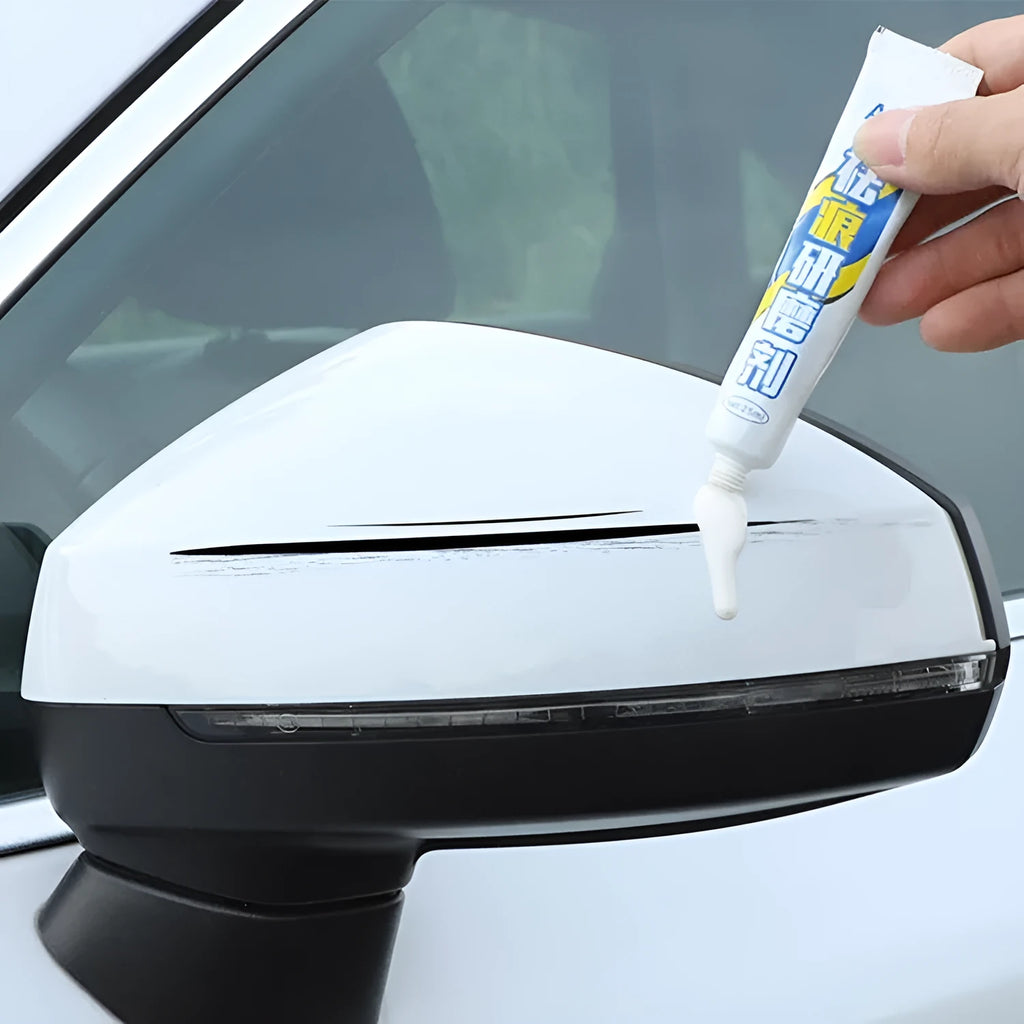 Automotive paint repair pen and scratch repair fluid 4-piece set with ten colour options