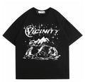 Men's retro hip hop print t-shirt in polyester, available in colours TKL472 and TKL473.