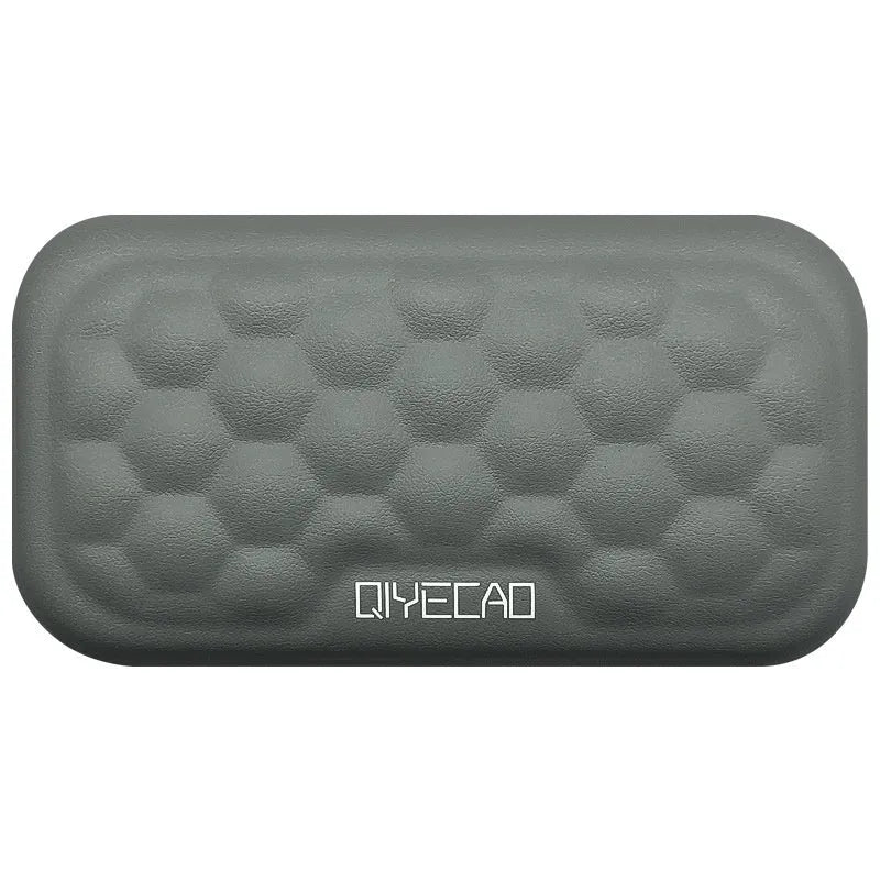 Memory foam mouse wrist pad with silicone base in black cloth cover option