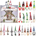 2025 Christmas Gnome Advent Calendar with 24 doors, each revealing a soft plush gnome for daily countdown play