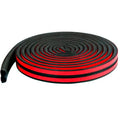 Double-layer car door seal strip for noise reduction and dust proofing, general-purpose full vehicle modification kit, 16 m length
