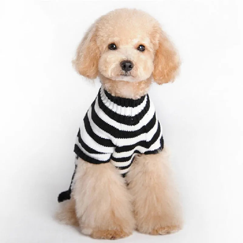 Christmas polyester pet sweater for dogs, six sizes XXS to XL, colour red, with neck and back measurement details