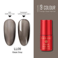 Transparent phototherapy glue 7ml resin nail gel frosted bottom seal