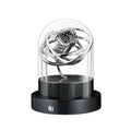 Glass cover mechanical watch shaker with Japan Mabuchi silent motor, 18cm x 18cm x 23cm, Gold or Silver, two pillows included