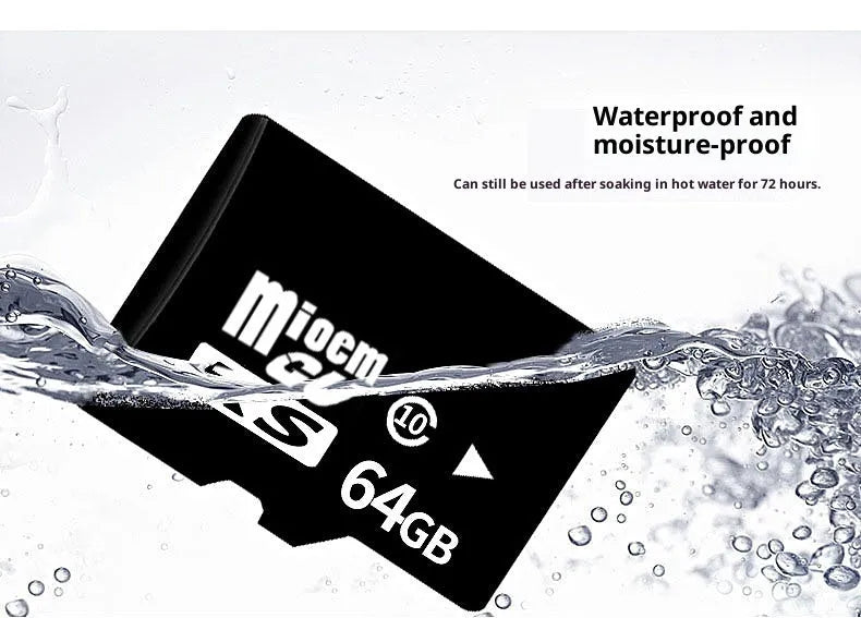 Black TF card 32GB C10 high speed memory card for phones cameras monitoring driving recorders