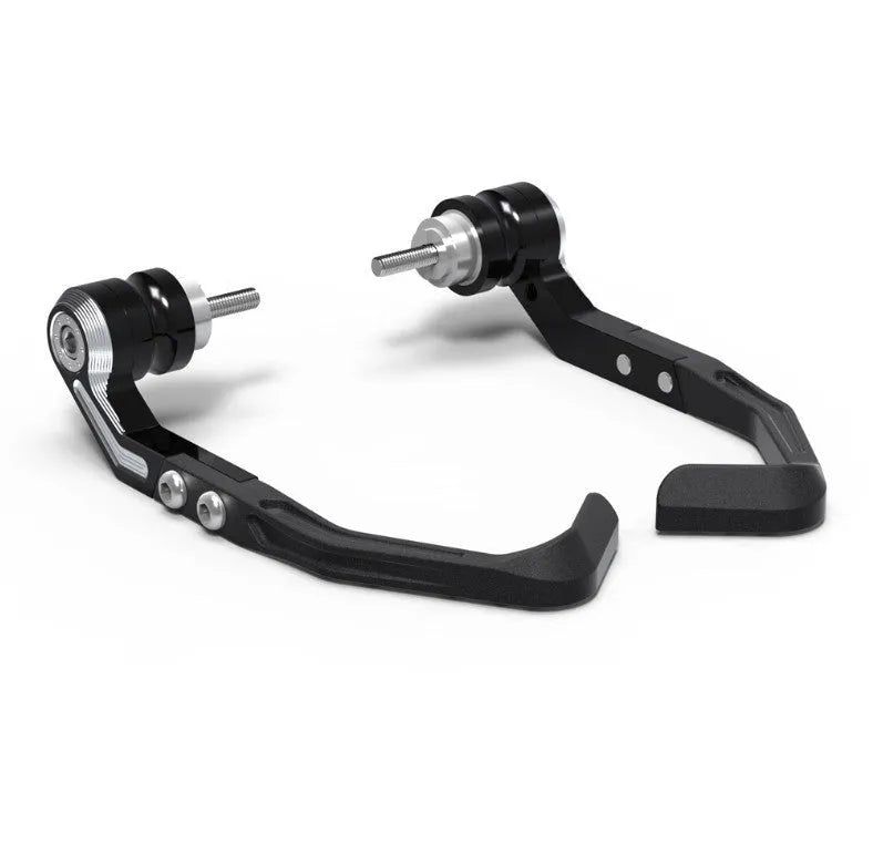 CNC anti-slide retrofitting pads for CBR650 brake horn guard bar bow protection in black and grey