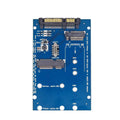 Black SATA to M.2 NGFF SSD adapter card for 2.5-inch drive bay mounting