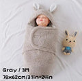 Adjustable baby sleeping bag swaddle blanket in fleece with velcro closure