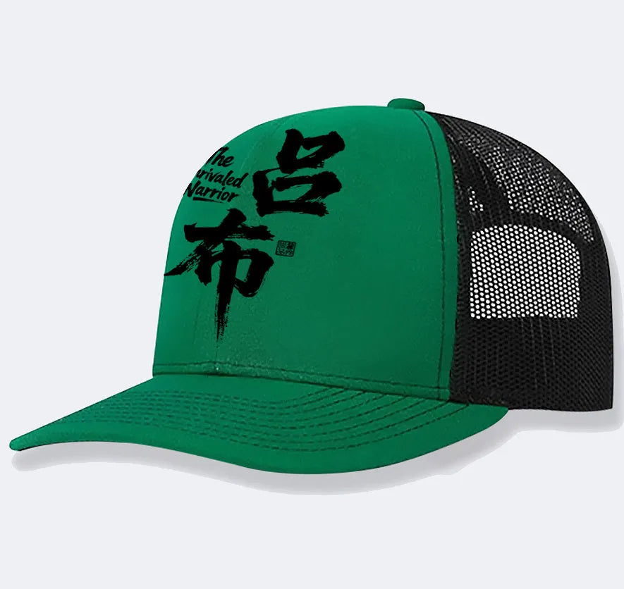 Men's classic polyester baseball cap shown in one of seven colour options: white, pink, blue, green, black, grey, or khaki.