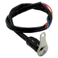 Black stainless steel motorcycle double flashing switch with light ring indicator