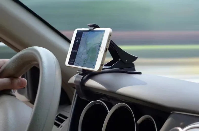 Black G-40 car bracket for steering wheel, instrument panel, or workbench mobile phone navigation