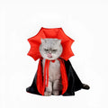 Halloween vampire cloak costume for small dog or cat with cute Kawaii dress design