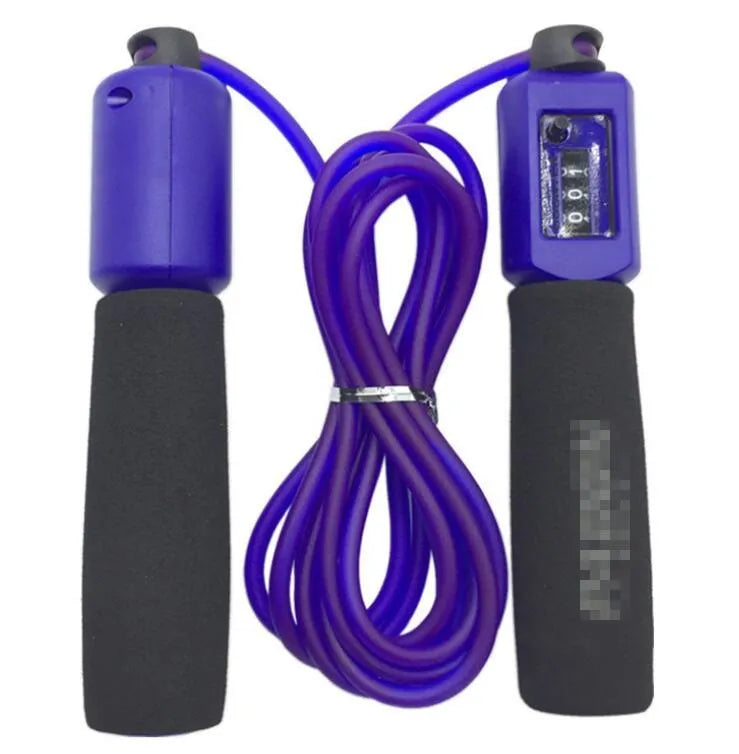 3-metre fitness skipping rope with sponge handles in available colour options