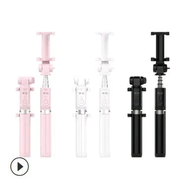 Aluminium Bluetooth tripod selfie stick with remote control extended for mobile phone photography