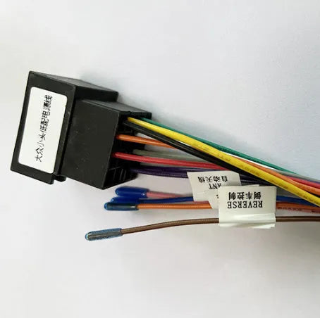 Volkswagen small head low power cord wiring harness cable with pure copper conductor and PVC insulation