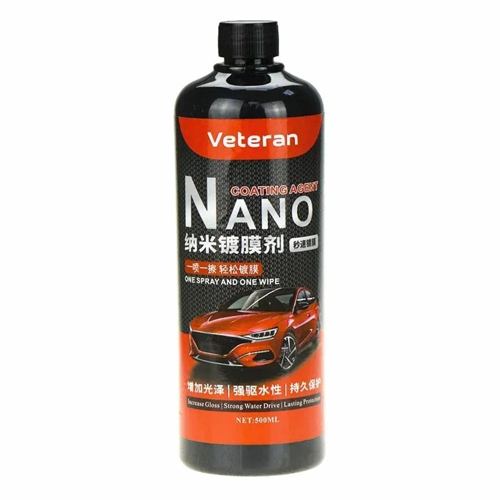 Automotive coating agent spray bottles in 250ml and 500ml sizes for car paint protection