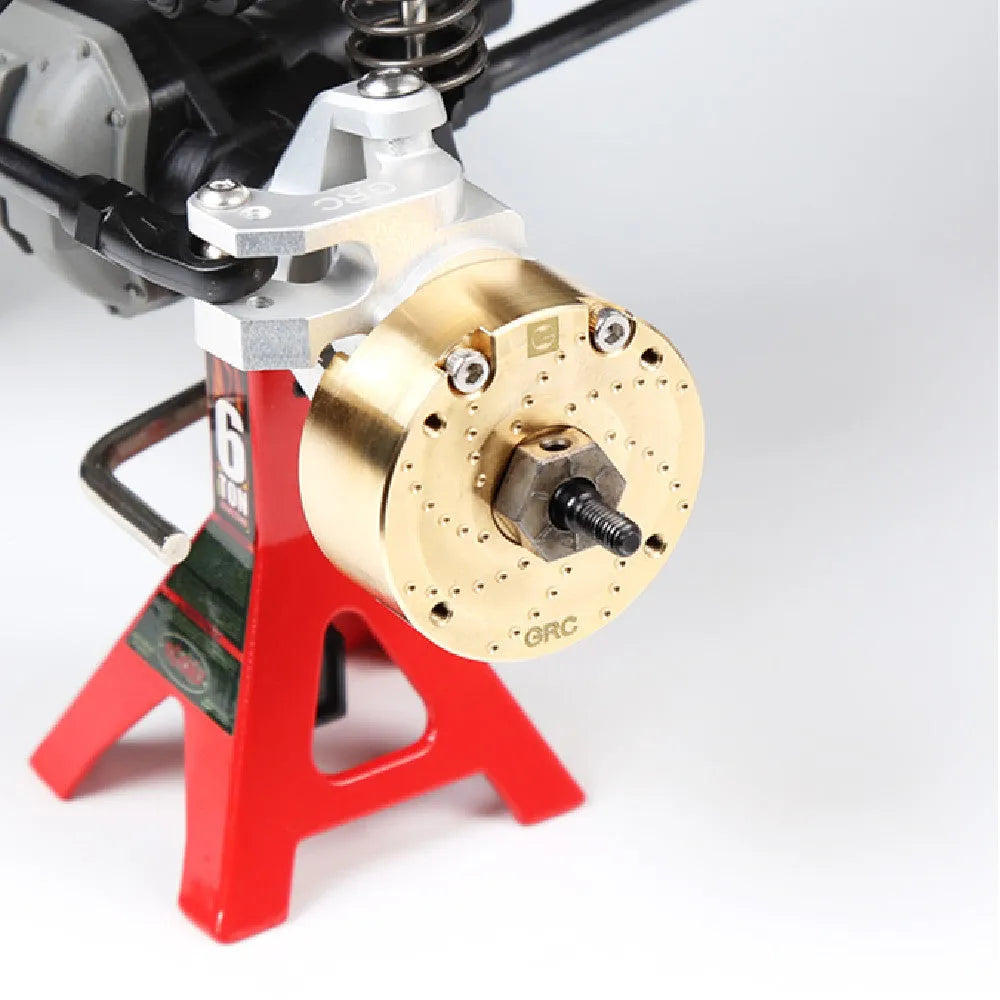 Brass gearbox cover metal toy accessory for side axle door positioning